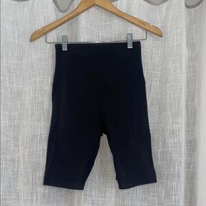 Lululemon Black High-Waisted Biker Shorts